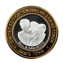 .999 Fine Silver Sam's Town Casino Las Vegas $10 Limited Edition Gaming Token