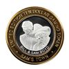 Image 1 : .999 Fine Silver Sam's Town Casino Las Vegas $10 Limited Edition Gaming Token