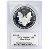 Image 2 : 1999-P $1 Proof American Silver Eagle Coin PCGS PR69DCAM Moy Signature