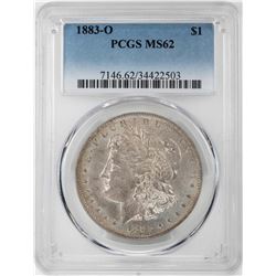 1883-O $1 Morgan Silver Dollar Coin PCGS MS62