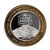 Image 1 : .999 Silver Golden Nugget Las Vegas, Nevada $10 Casino Limited Edition Gaming Token
