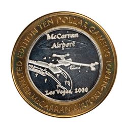 .999 Silver McCarran International Airport Las Vegas, NV $10 Limited Gaming Token