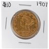 Image 1 : 1907 $10 Liberty Head Eagle Gold Coin