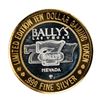 Image 2 : .999 Silver Ballys Las Vegas $10 Casino Limited Edition Gaming Token