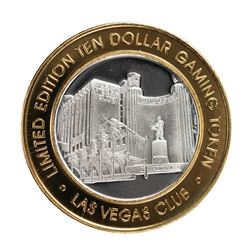 .999 Silver Las Vegas Club $10 Casino Limited Edition Gaming Token