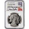 Image 1 : 2001-P $1 Proof American Buffalo Commemorative Silver Dollar Coin NGC PF70 Mike Castle