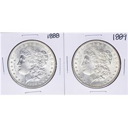 Lot of 1888-1889 $1 Morgan Silver Dollar Coins