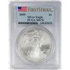 Image 1 : 2009 $1 American Silver Eagle Coin PCGS MS70 First Strike