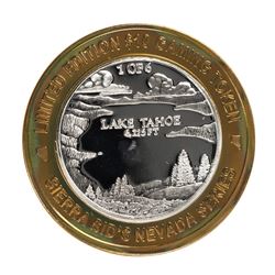 .999 Silver Sierra Sids Sparks, Nevada $10 Casino Limited Edition Gaming Token