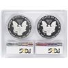 Image 2 : 1986-S & 2016-W $1 Proof American Silver Eagle Coin Set PCGS PR69DCAM
