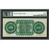 Image 2 : 1872 $20 State of South Carolina Revenue Bond Obsolete Note PMG Gem Uncirculated 66EPQ
