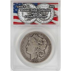 1895-S $1 Morgan Silver Dollar Coin ANACS Certified Genuine