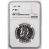 Image 1 : 1962 Proof Franklin Half Dollar Coin NGC PF67 Star
