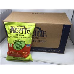 Case of Kettle Brand Chili Lime Potato Chips
