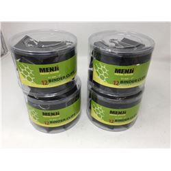 Menji Binder clips (4 x 12)