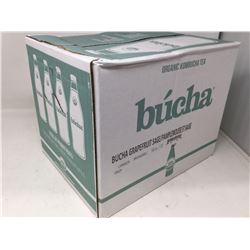 Case lot of BuchaGrapefruit 12 x 16ozorganic Kombucha tea