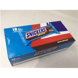 Case of Snickers chrisper bars- 18 x 40g