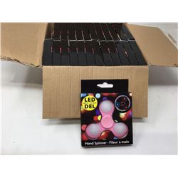 Case lot of 24 count LED fidgit spinners