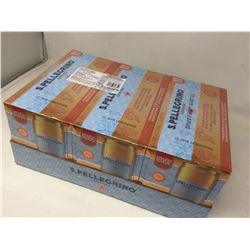 Case lot of San PellegrinoTangerine carbonated mineral water 3 x 8 x 330ml