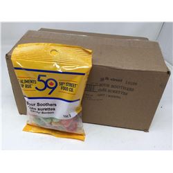Case lot of 59 street Sour Soothers 12 x 100g