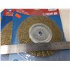 Image 2 : Lot of 3 - 7 inch wire wheels