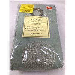 Spiral 50 x 84 inch grommet window panel