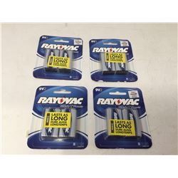 Rayovac9VBatterys 4 x 2 count