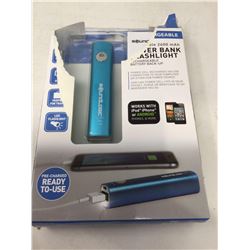 Soundlogic Powerbank and flashlight 260mAH-blue