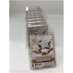 Santa sugar cookie scented wax cubes Lot of 10