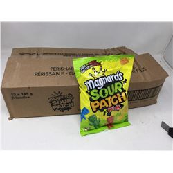 Maynard Sour patch Kids Gummies Case lot 12 x 185g