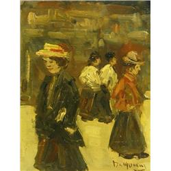 Du Houen (Dutch, 20th Century) - Ladies