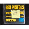 Image 1 : SEX PISTOLS VINYL RECORD (45 RPM) -ORIGINAL UK PRESSING-