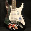 Image 1 : Cheech Marin & Tommy Chong Signed 38.5" Electric Guitar Inscribed "16" (JSA Hologram)