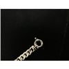 Image 5 : Brilliant Italian Custom Made 14K White Gold Cuban Link Bracelet