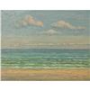 Image 1 : Norman R. Brown Original Oil On Panel "Beach Series" 8" x 10"