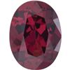 Image 1 : NATURAL MADAGASCAR FINE DEEP OVAL CUT PLUM RED RHODOLITE GARNET