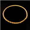 Image 2 : Ladies 10k Yellow Gold Plated Rope Braid Bracelet