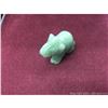 Image 1 : Carved Asian Green Jade Elephant Figure