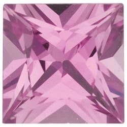 AAA+ Grade EXTRA Fine Natural SRI LANKA Square PRINCESS PINK Sapphire