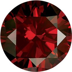 Extra Fine Grade Natural African *Round* Cut VS2-SI1 Vivid Blood Red Diamond