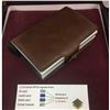Image 1 : Genuine Stitched Leather Smart Wallet With Spring Load Card Release
