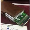 Image 3 : Genuine Stitched Leather Smart Wallet With Spring Load Card Release