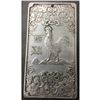 Image 1 : Tibetan Silver Bullion Depicting The Year Of The Rooster