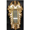 Image 1 : 19th C. Ornate Gold Gilt Rococo Italian Florentine Mirror With Griffins & Cherubs 24" x13"