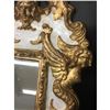 Image 3 : 19th C. Ornate Gold Gilt Rococo Italian Florentine Mirror With Griffins & Cherubs 24" x13"
