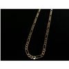 Image 1 : Hand Made Figaro Designed 10K Solid Yellow Gold Men's Necklace