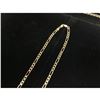 Image 2 : Hand Made Figaro Designed 10K Solid Yellow Gold Men's Necklace