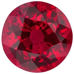 Natural Mozambique Extra Fine Rich Vivid Red Ruby - Round Diamond Cut - AAA+ Grade