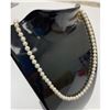 Image 1 : Elegant AAA+ Fine Natural Akoya Pearl Necklace With 14K Gold Hook Clasp