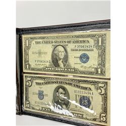 The Blue Seal $1 & $5 - With Certificate
